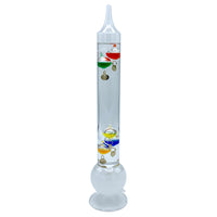 13 Tall Galileo Thermometer / Fitzroy Storm Glass Combo Unit